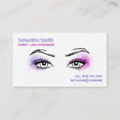 💋 Lash Brow Tech Thick Premium Getextureerd Visitekaartje (Voorkant)