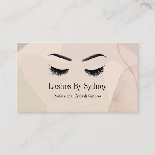 Lash / Brow tech Visitekaartje (Voorkant)