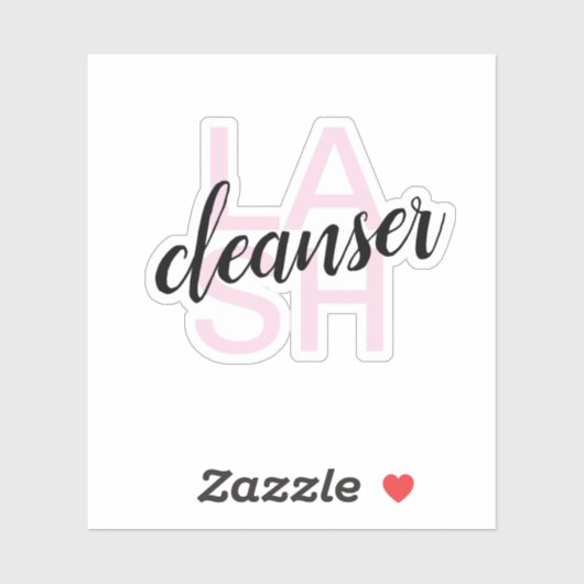 Lash Cleanser Sticker (Vel)