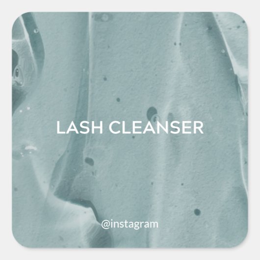 Lash Cleanser Stickers (Voorkant)