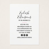 Lash client enregistrement eyelash extensions mode (Dos)