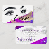 Lash de luxe - Carte de visite (Devant / Derrière)
