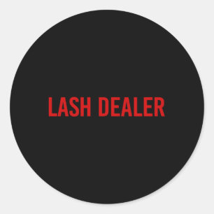 Lash Dealer Lash Wimper Tech Ronde Sticker