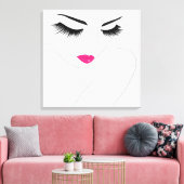 Lash Extension Canvas Afdruk (Insitu (Woonkamer))