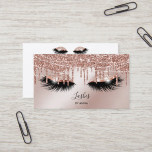 Lash Extension Makeup Artist Beauty Salon Bus Visitekaartje