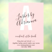 Lash Extension Makeup Artist Stylist Raamsticker (Vel 3)