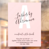 Lash Extension Makeup Artist Stylist Raamsticker (Vel 2)