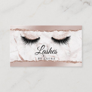 Lash Extension Makeup Artist Torn paper Visitekaartje