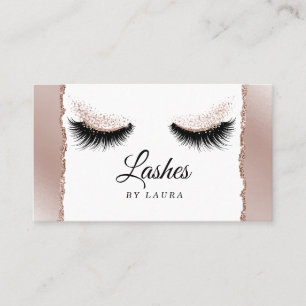 Lash Extension Makeup Artist Torn paper Visitekaartje