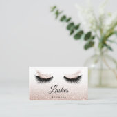 Lash Extension Makeup Artist Visitekaartje (Staand voorkant)
