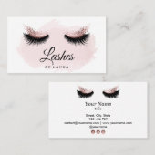 Lash Extension Makeup Artist Visitekaartje (Voorkant / Achterkant)