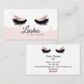 Lash Extension Makeup Artist Visitekaartje (Voorkant / Achterkant)