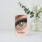 Lash Extension Visitekaartje (Staand voorkant)