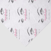 Lash Extension Zwart-wit make-up artiest Brow Tissuepapier (Detail)