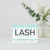 Lash Extensions Aftercare Instructions Business Ca Visitekaartje (Staand voorkant)