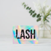 Lash Extensions Aftercare Instructions Rainbow Bus Visitekaartje (Staand voorkant)
