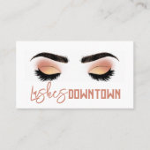 Lash Extensions Beauté Salon Carte de visite (Devant)