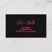 Lash Extensions Beauty Salon Visitekaartje (Achterkant)