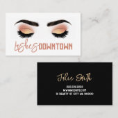 Lash Extensions Beauty Salon Visitekaartje (Voorkant / Achterkant)