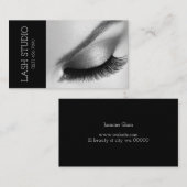 Lash Extensions Brochures & Lashes Carte de visite (Devant / Derrière)