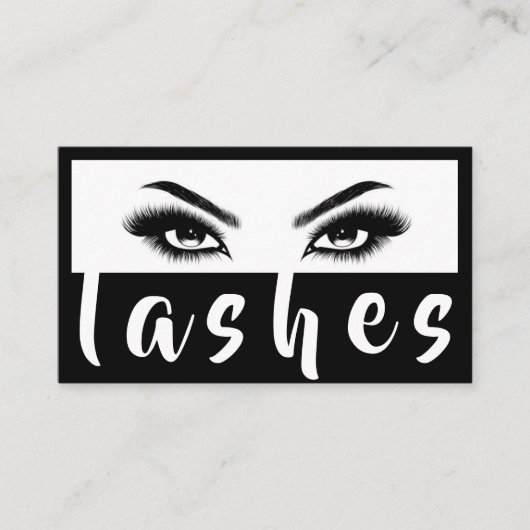 Lash Extensions Brows & Lashes Salon Visitekaartje (Voorkant)