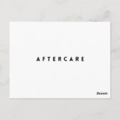 Lash Extensions Carte de post-soins (Dos)