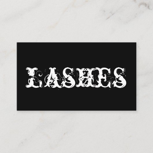 Lash Extensions, Carte de visite de salon (Devant)
