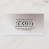 Lash Extensions Eyelash Gris Tons Carte moderne (Dos)