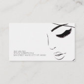 Lash Extensions Eyelashes Brows Salon Visitekaartje (Achterkant)