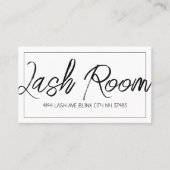 Lash Extensions Moderne Carte de visite propre (Devant)
