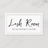 Lash Extensions Moderne Carte de visite propre (Devant)