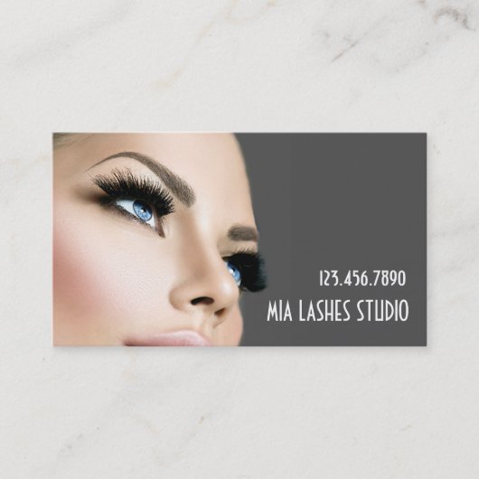 Lash Extensions Salon Beauty Spa Visitekaartje (Voorkant)
