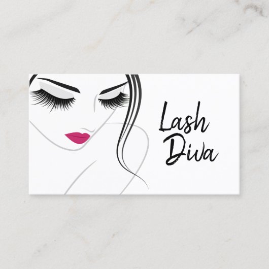 Lash Extensions Salon Beauty Spa Visitekaartje (Voorkant)