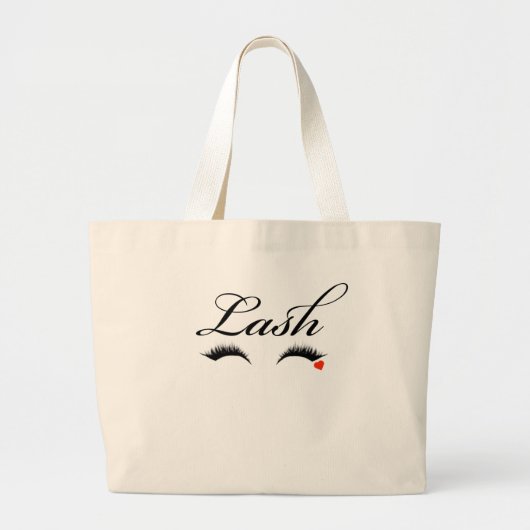 Lash Love Canvas tas (Voorkant)