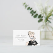 Lash Studio Visitekaartje (Staand voorkant)