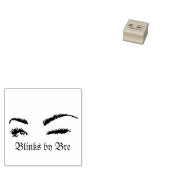  Lash Tech Business Stamp Rubberstempel (Gestempeld)