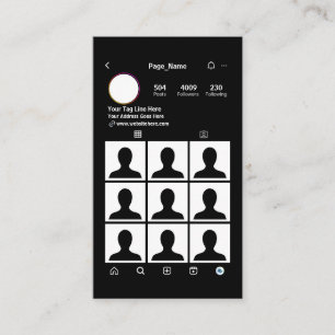Lash Tech Gram-Visitekaartje Visitekaartje