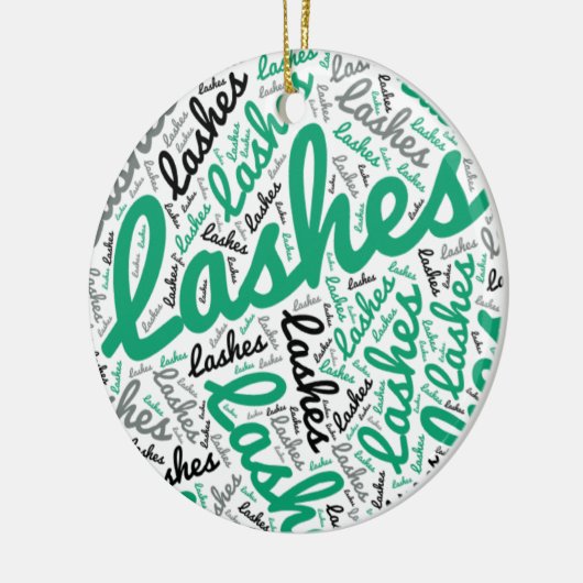 Lash Tech Keramisch Ornament (Links)