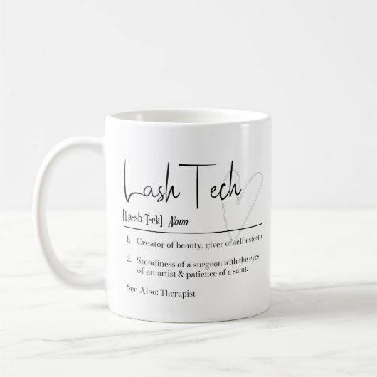 Lash Tech Mug (Gauche)