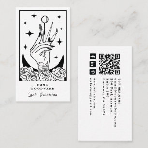 Lash Tech Tarot Zakelijke Kaart Visitekaartje