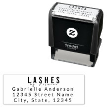 Lash-technicus Aangepast retouradres Elegant