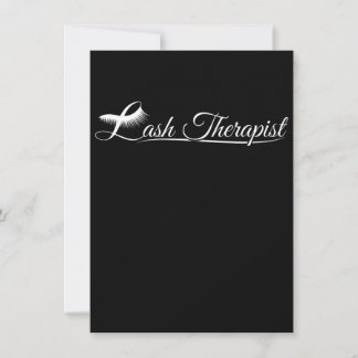 Lash Therapist Eyelash Lover Lash Tech L Bedankkaart