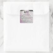 Lashes AFTERCARE INSTRUCTIES Sticker (Tas)