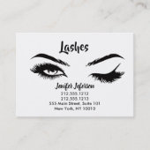 Lashes Aftercare Visitekaartje (Voorkant)