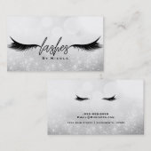 Lashes Black Wimpers Extensions Make-up Sparkle Visitekaartje (Voorkant / Achterkant)