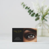 Lashes & Brosses glamour - Or sur carte noire (Debout devant)