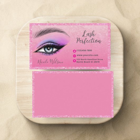 Lashes Brows Beauty Maquillage Carte de visite Par