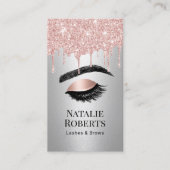 Lashes Brows Makeup Artist Roos Gold Drift Silver Visitekaartje (Voorkant)