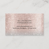 Lashes & Brows Microblading Salon Blush Roos Gold Visitekaartje (Achterkant)