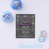 Lashes business personalized flyer (Enkel)